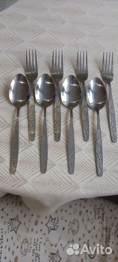 Ложки вилки нержавейка