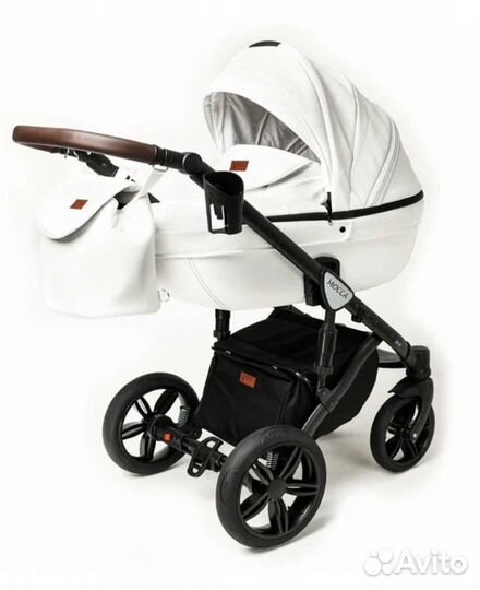 Коляска Verdi mokka 3 в 1 белая