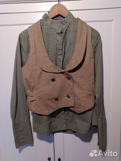 Джинсовая жилетка женская 46