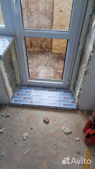 Замена откосов, подоконников