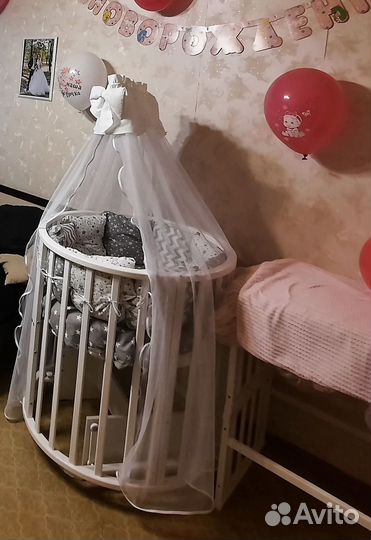 Балдахин в детскую кроватку