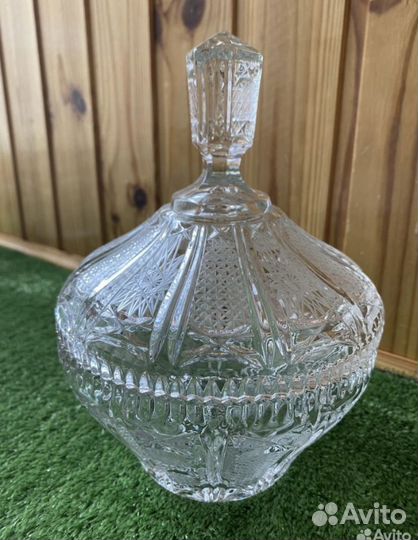 Хрустальные вазы СССР Чехия Германия Салатница