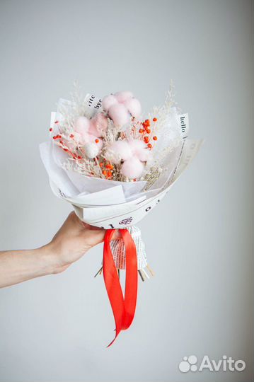 Букеты из сухоцветов