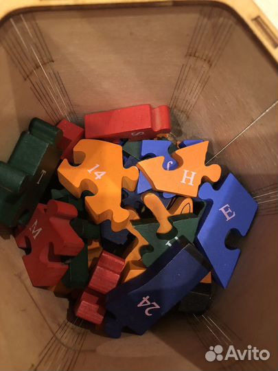 Деревянные игрушки пазл и кубики