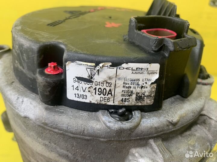 Генератор Porsche Cayenne 4.5 S Turbo 955