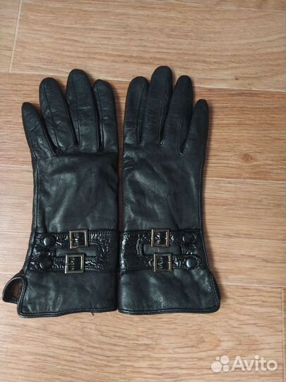 Перчатки кожаные