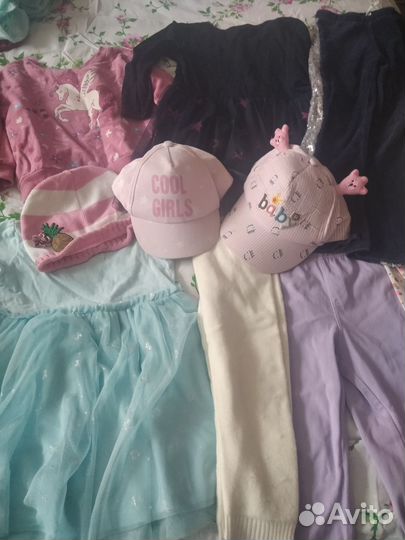 Детские вещи пакетом для девочек 104 110