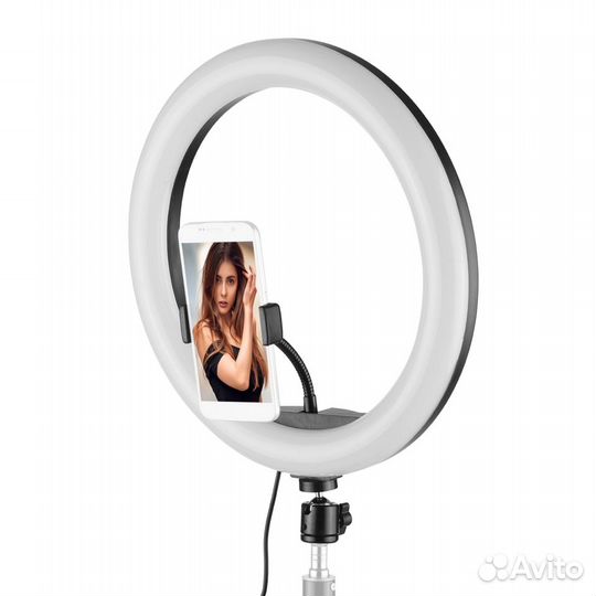Кольцевая лампа 26см новая