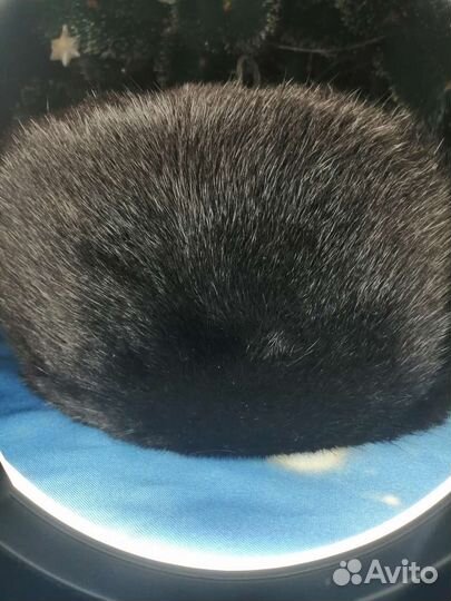 Шапка ушанка мужская беличий мех