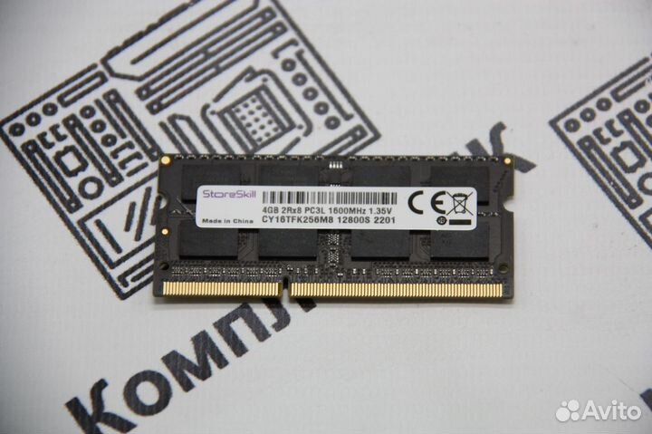 So-dimm ddr3L (1.35 V) 4gb для ноутбука