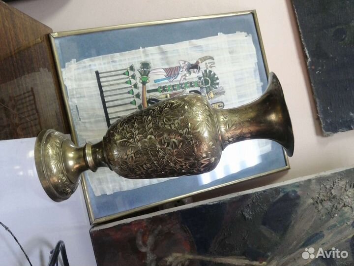 Ваза латунь