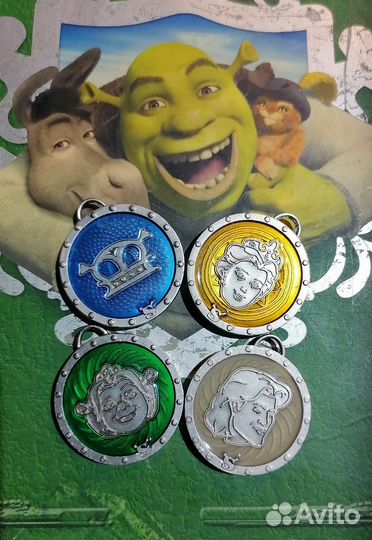 Жетоны /медальоны /амулеты Шрек
