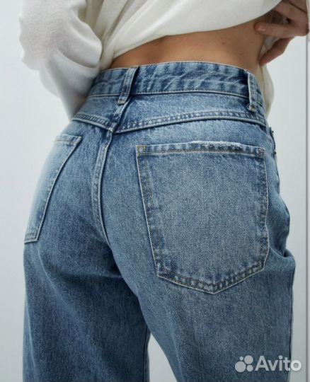 Lime джинсы relaxed fit 36