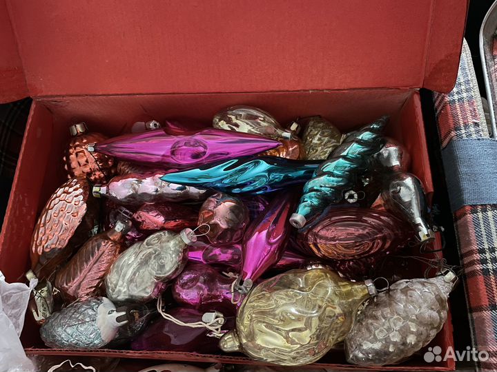 Елочные игрушки льдинки