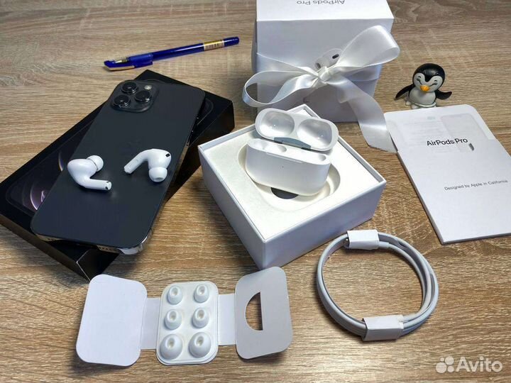 AirPods Pro 2 (гарантия + шумоподавление)