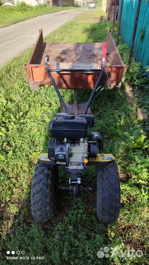 Мотоблок с тележкой