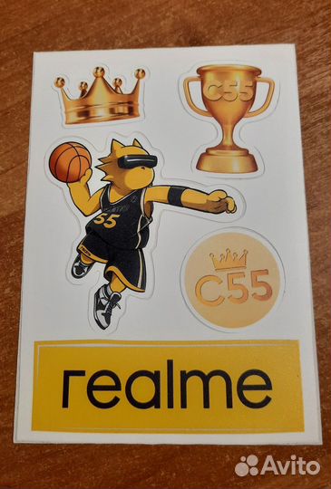 Realme стикерпак мерч