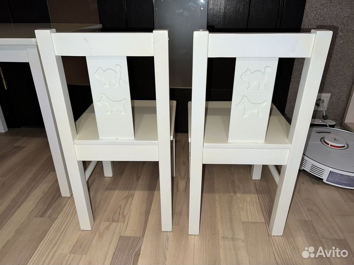 Детский стол и стул IKEA