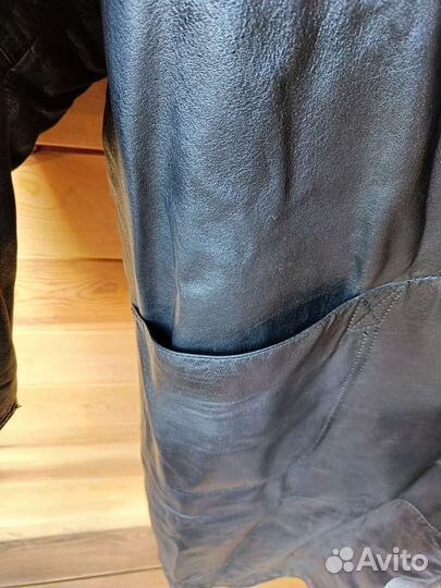 Кожаный плащ