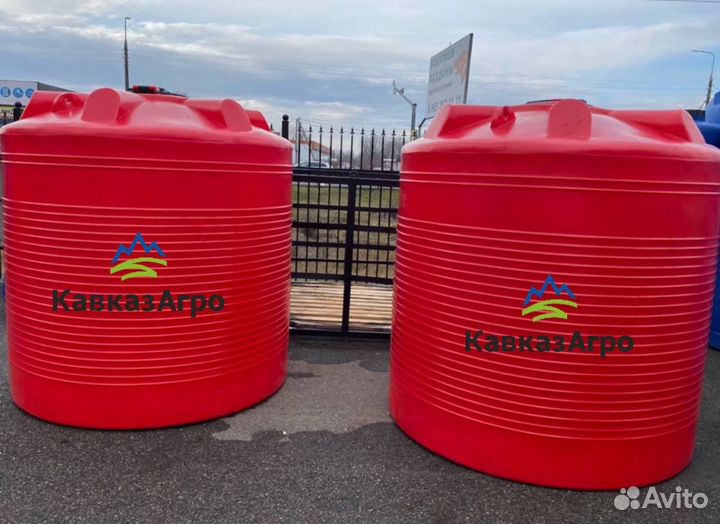 Емкость пластиковая, Бак, 5000 л. под кас