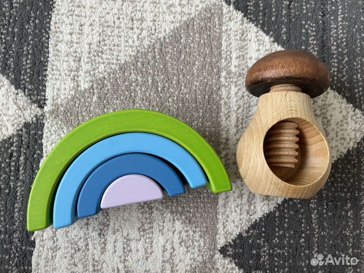 Детские деревянные развивашки игрушки от 1 года