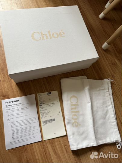 Резиновые ботинки Chloe 38 оригинал