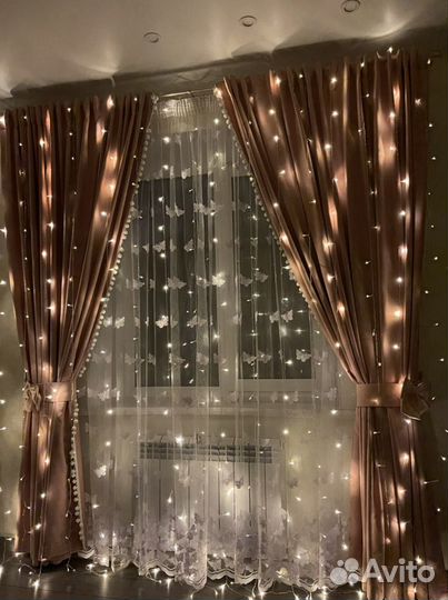 Гирлянда штора 3х2, удлинитель, опт