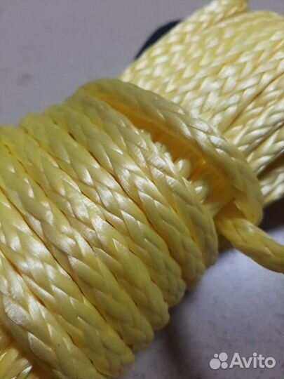 Трос кевлар 6 мм. х 15 м. + крюк