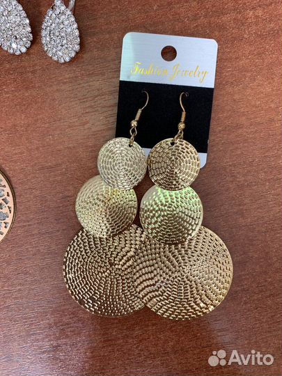 Серьги новые