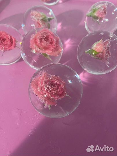 Лед пищевой с цветами 15104 грамм