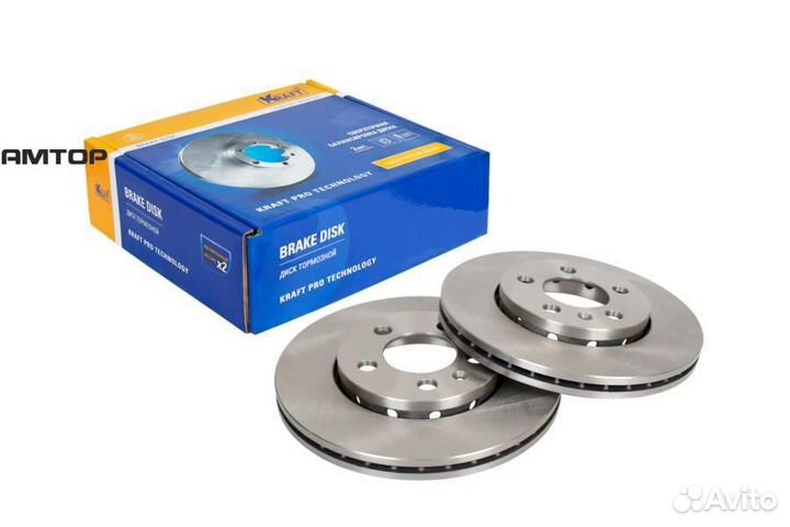 Kraft KT 016032 Диск тормозной передний kraft KT 0