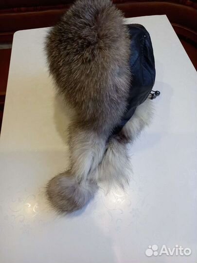 Шапка женская песец нат.кожа