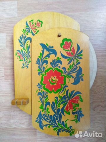 Набор деревянных досок разделочных(новый)