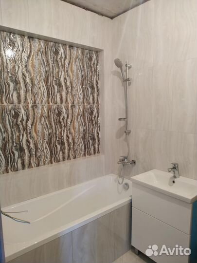 Ремонт ванной, плиточные работы