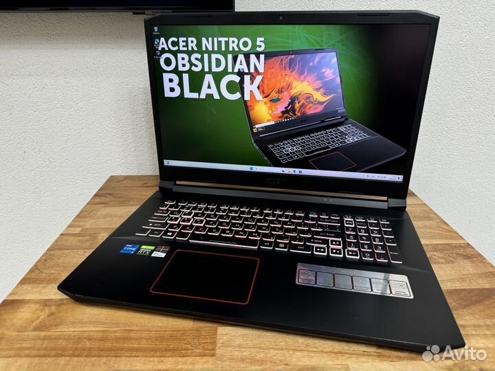 17.3 зверь Nitro i5-10300H 16Gb RTX2060 6Gb SSD512