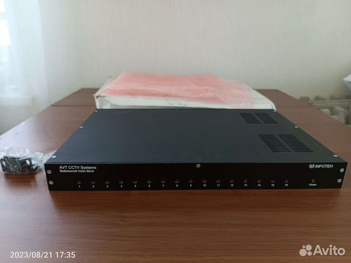 Активный 16-и канальный блок приема видеосигналов
