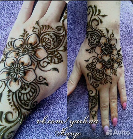 Временное тату, мехенди