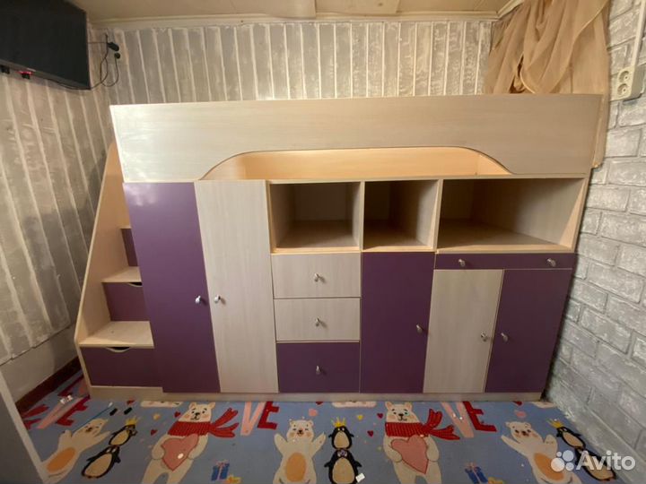 Детская кровать чердак