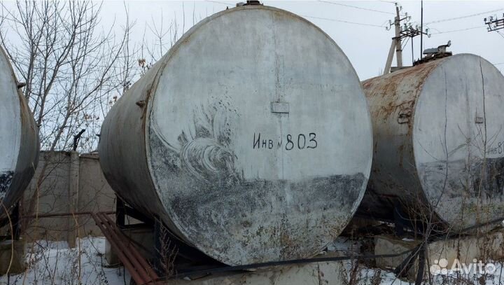 Резервуар горизонтальный стальной