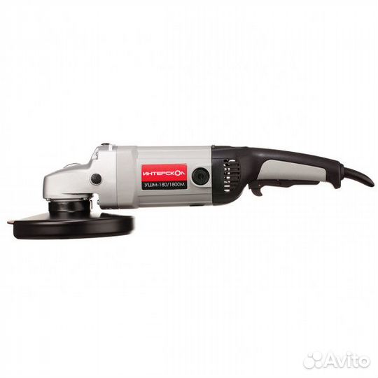 Угловая шлифовальная машина Интерскол ушм-180/1800М