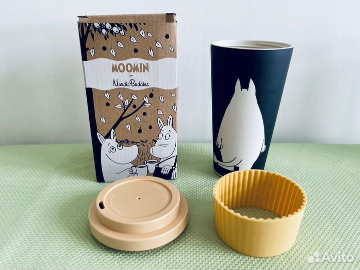 Стакан термос тарелка moomin
