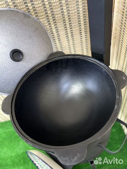 Казан чугунный 8 литров+очаг+шумовка+половник