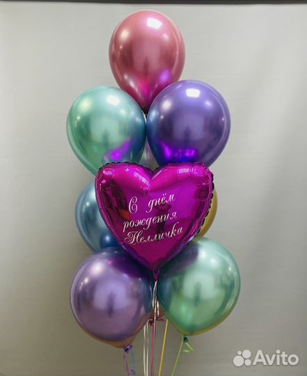 Гелиевые воздушные шары, шары на выписку