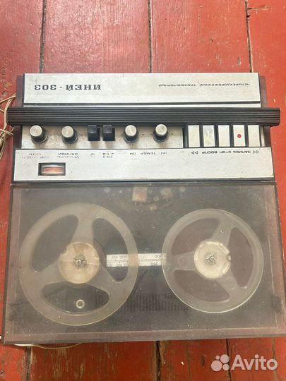 Катушечный магнитофон иней 303