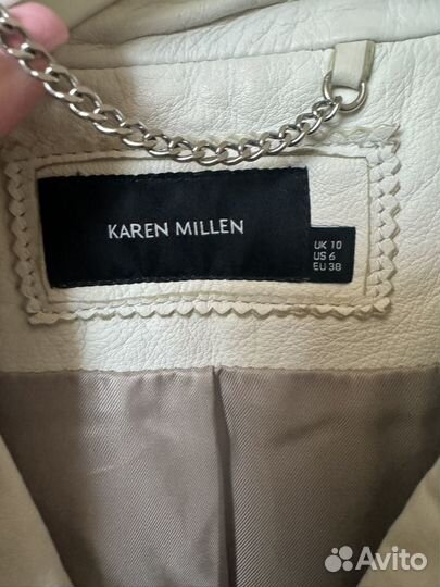 Куртка кожаная karen millen оригинал