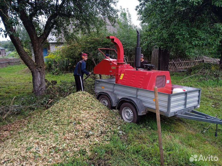 Аренда измельчителя древесины