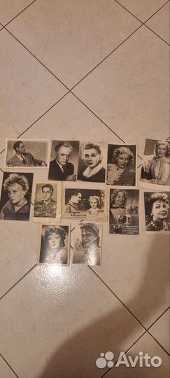 Открытки актеров разных лет