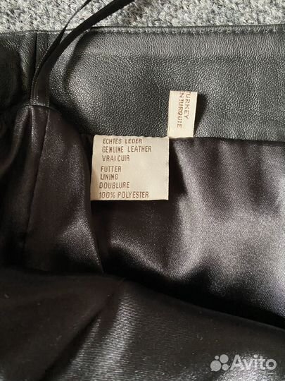 Юбка кожаная годе Deri Saraye