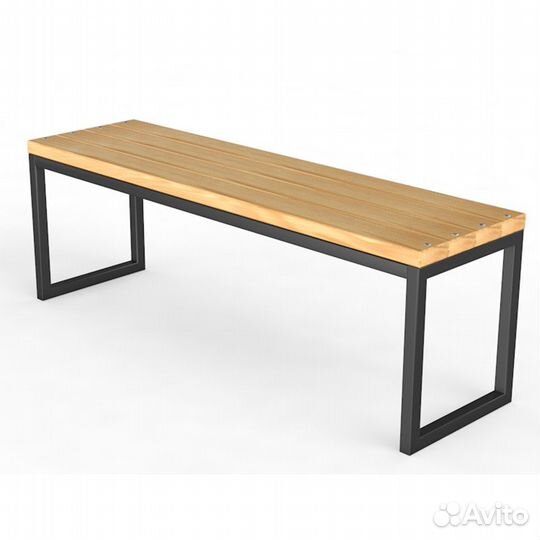 Скамейка садовая без спинки