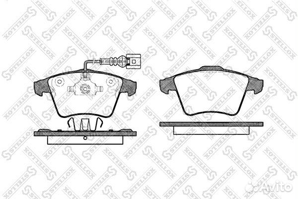 Тормозные колодки передние VW Touareg R16 3.2-6.0